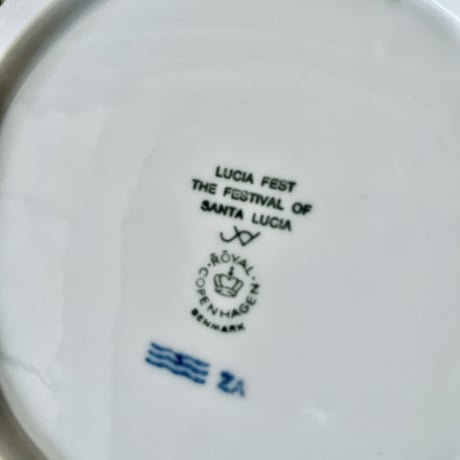 ●po-43/1991年  ロイヤルコペンハーゲン イヤープレート「 LUCHIA FEST/ルチア祭」
