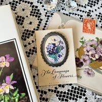 ●ab-464/T.L.Mott社製 すみれの花言葉のブローチ