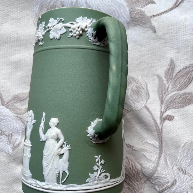 ○po-94/ウェッジウッド ジャスパーウェアのジャグ | PISKEY -イギリス