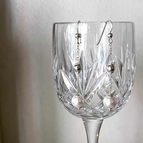 ●ab-378/シルバー製 ロングピアス