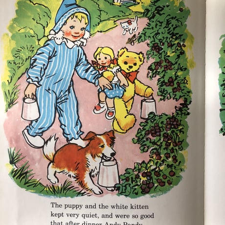 ●vp-6/1975年版絵本「Andy Pandy ’s Puppy アンディパンディの子犬」