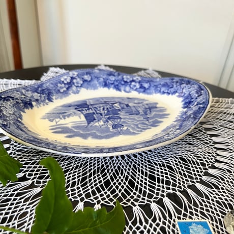 ●po-136/1920年代製 Wedgwood「Ferrara フェラーラ」プレート