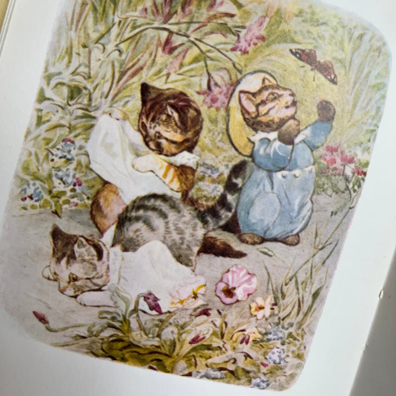 こねこのトムのおはなし タブロー フィギュリン 置物