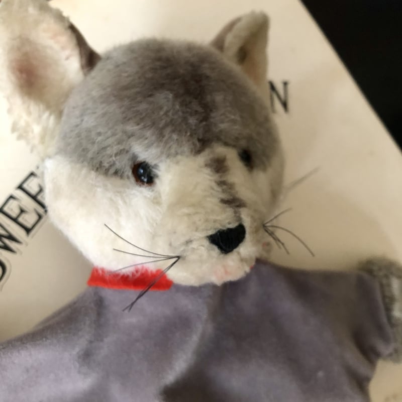 Steiff - シュタイフ★Hand-Mopsy Dog ID完品★モプシーのハンドパペット/犬 Steiff - シュタイフ☆Hand-Mopsy Dog ID完品☆モプシーのハンド