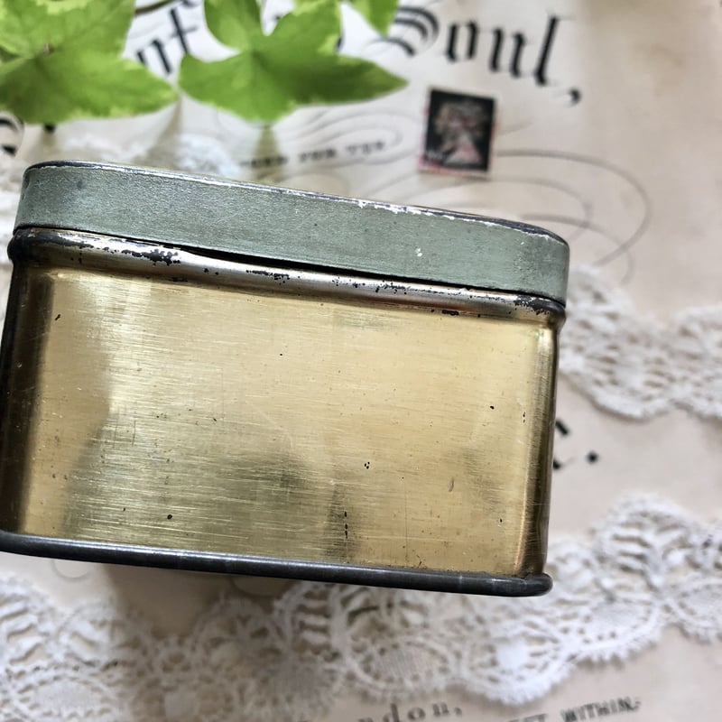 ○h-7/王室御用達のマーク付きミント缶 | PISKEY -イギリスのふるい