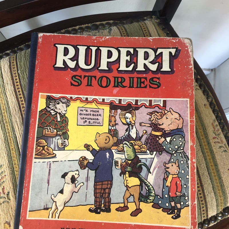○vp-10/1947年版大型絵本 初代メアリー・タートルの「 RUPERT