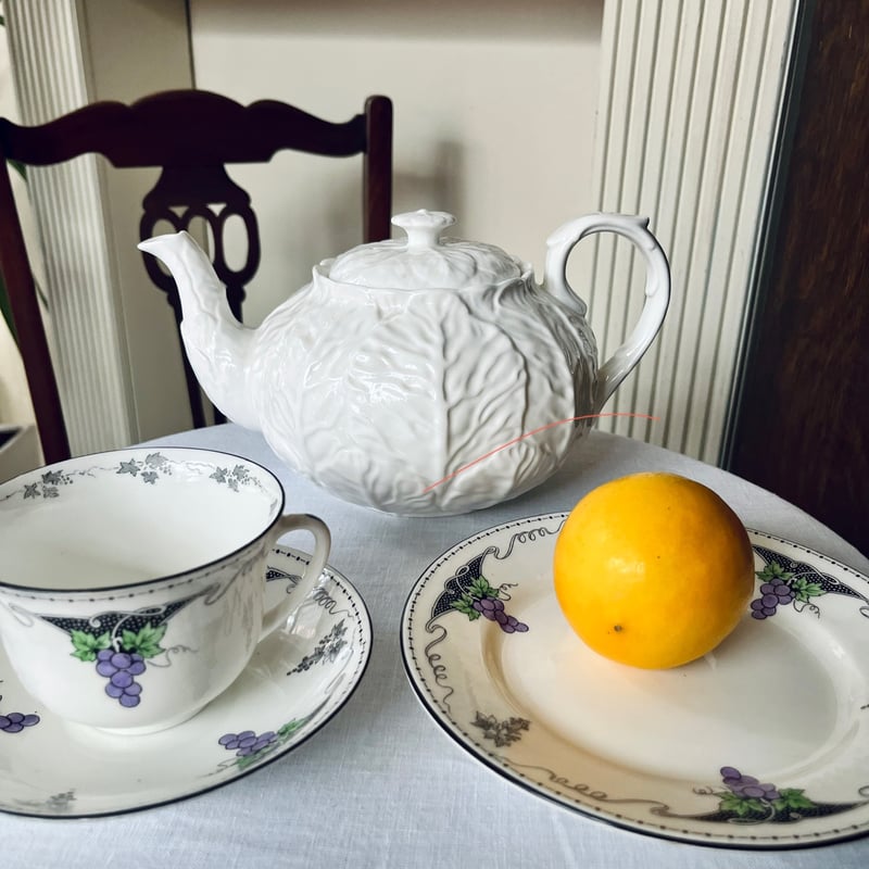 ○po-114/Wedgewood 「カントリーウェア」ティーポット | PISKEY -イギ