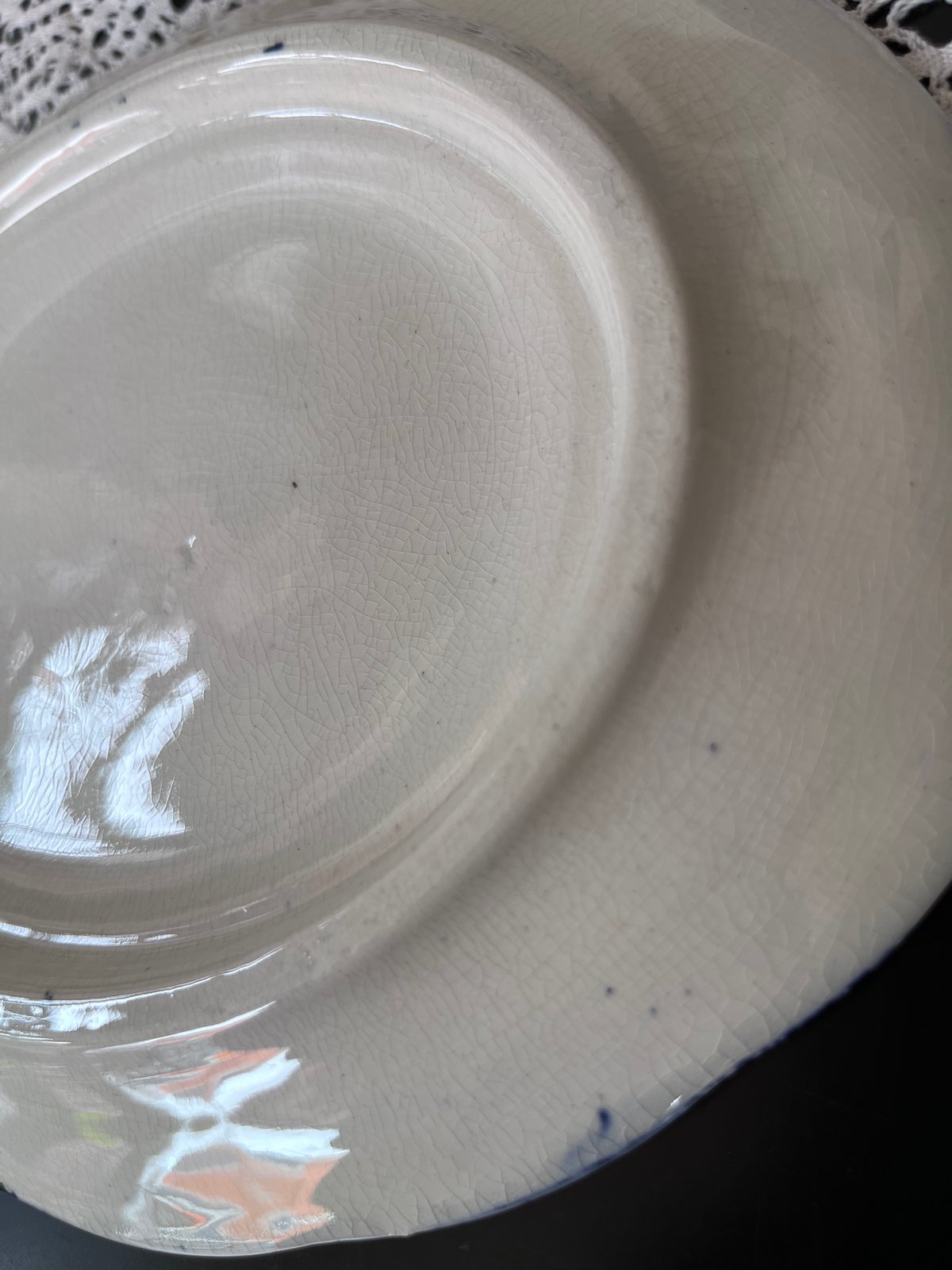 ○po-96/ヴィクトリアン フローブルー オーバル型ティーポットスタンド