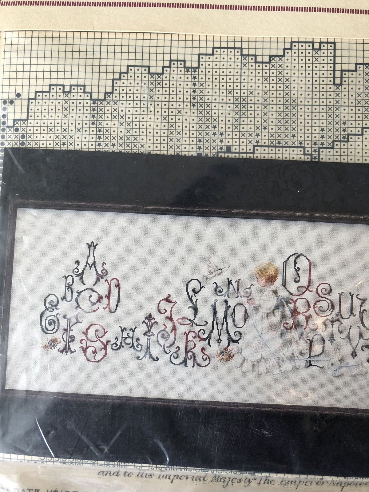 愛子さまのお印五葉つつじ　ストラップとボールペン Thea Gouverneur クロスステッチ刺繍キットNo.512 
