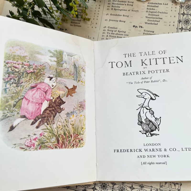 ロイヤルドルトン　こねこのトム　ピーターラビット　入手困難　ヴィンテージ　廃盤 ロイヤルドルトン こねこのトム ピーターラビット 入手困難