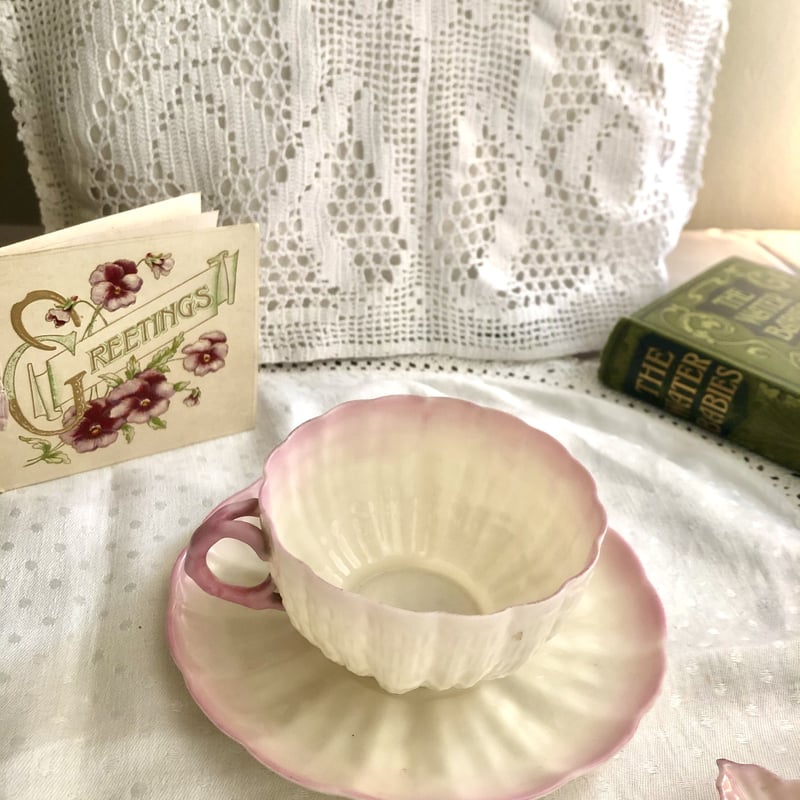 belleek ベリーク ニューシェル カップ＆ソーサー＆プレート