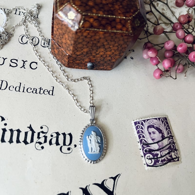 ○ab-219/ウェッジウッド ジャスパーのペンダント | PISKEY -イギリス