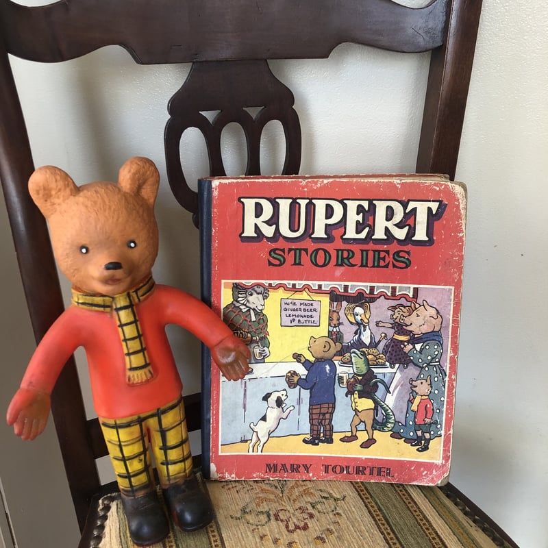 ○vp-10/1947年版大型絵本 初代メアリー・タートルの「 RUPERT