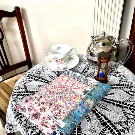 ◇hm-50/２way ポットマット兼 鍋つかみ ＜Wild Flowers＞