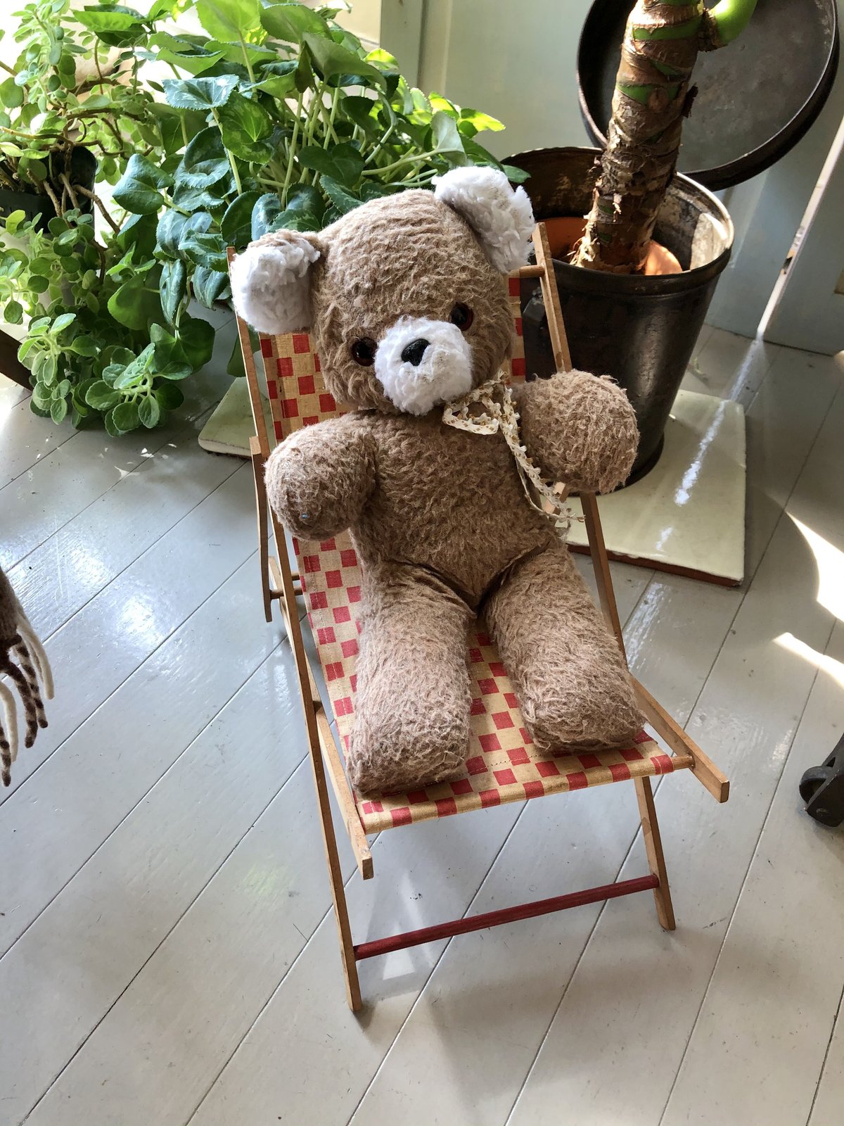 ○o-24/テディベア・ドール用の折り畳みデッキチェア | PISKEY