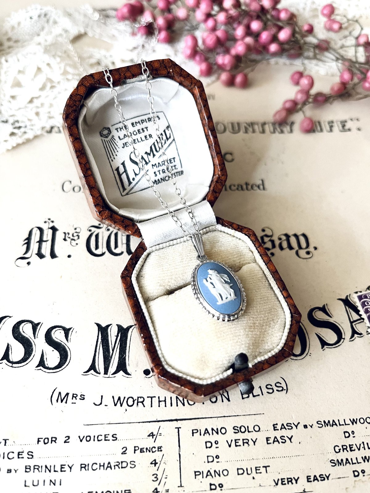 ○ab-219/ウェッジウッド ジャスパーのペンダント | PISKEY -イギリス