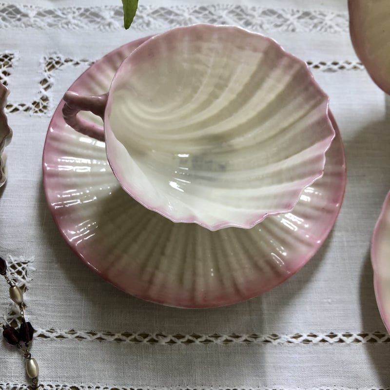 eri　belleek　ベリーク　リンペット　カップ＆ソーサー　一客 eri様専用 belleek ベリーク リンペット カップ＆ソーサー 一客