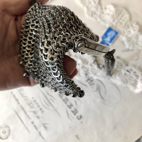 ●b－2/メタルメッシュ製のミニバッグ/パース