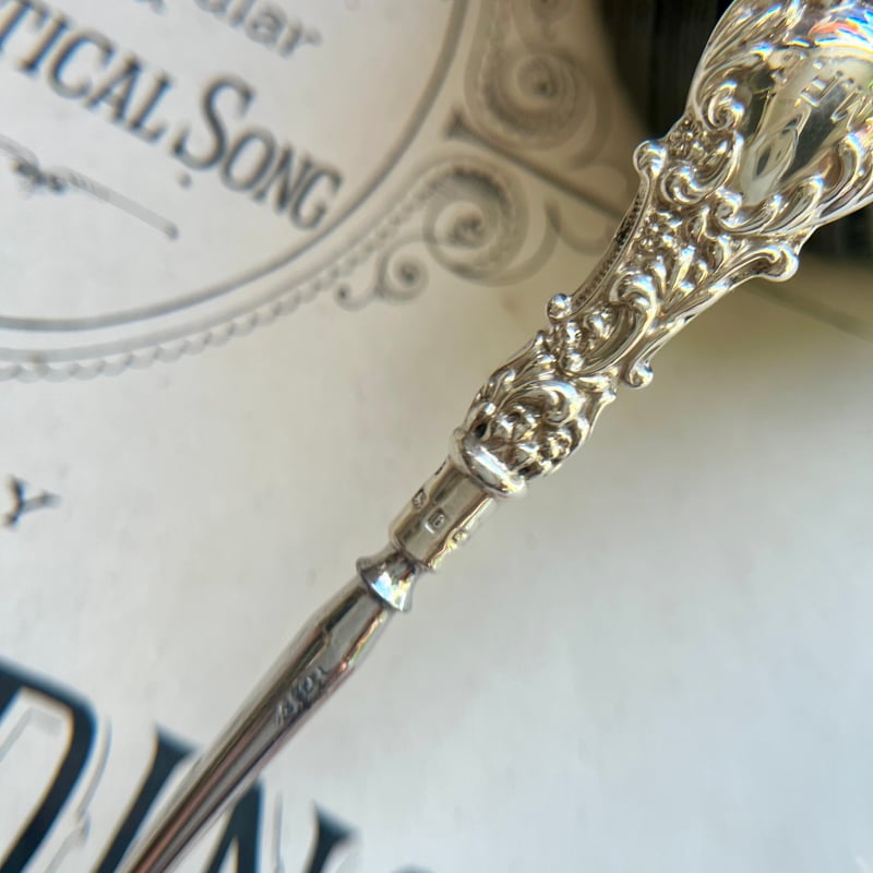 ○ab-438/ヴィクトリアン 1895年シルバー製のかぎ針 | PISKEY