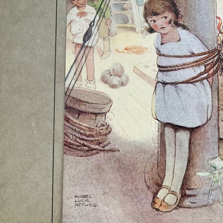 ●s-62/Mabel Lucie Attwell  1920年代「PETER PAN」の挿絵A/カラープレート