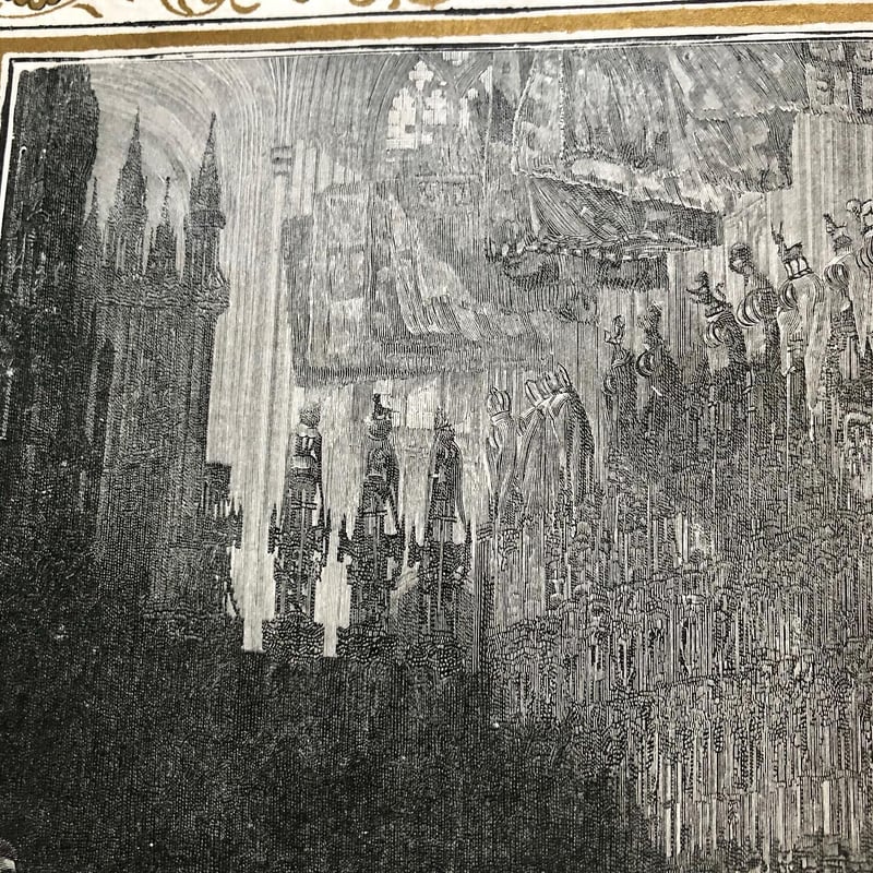○r-8/ 1887年 ヴィクトリア女王＆アルバート公の大判アンティーク