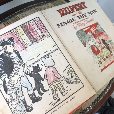●vp-10/1947年版大型絵本 初代メアリー・タートルの「 RUPERT /ルパート」