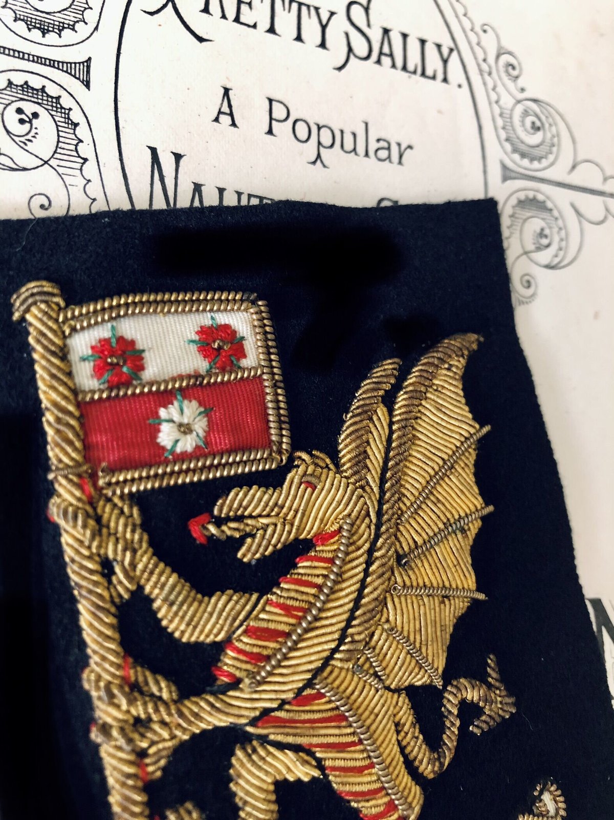 【即日発送】REFLEM ドラゴン刺繍PO 中日ドラゴンズ 刺繍ワッペン 龍文字 (SO-0008) ドラゴンズ