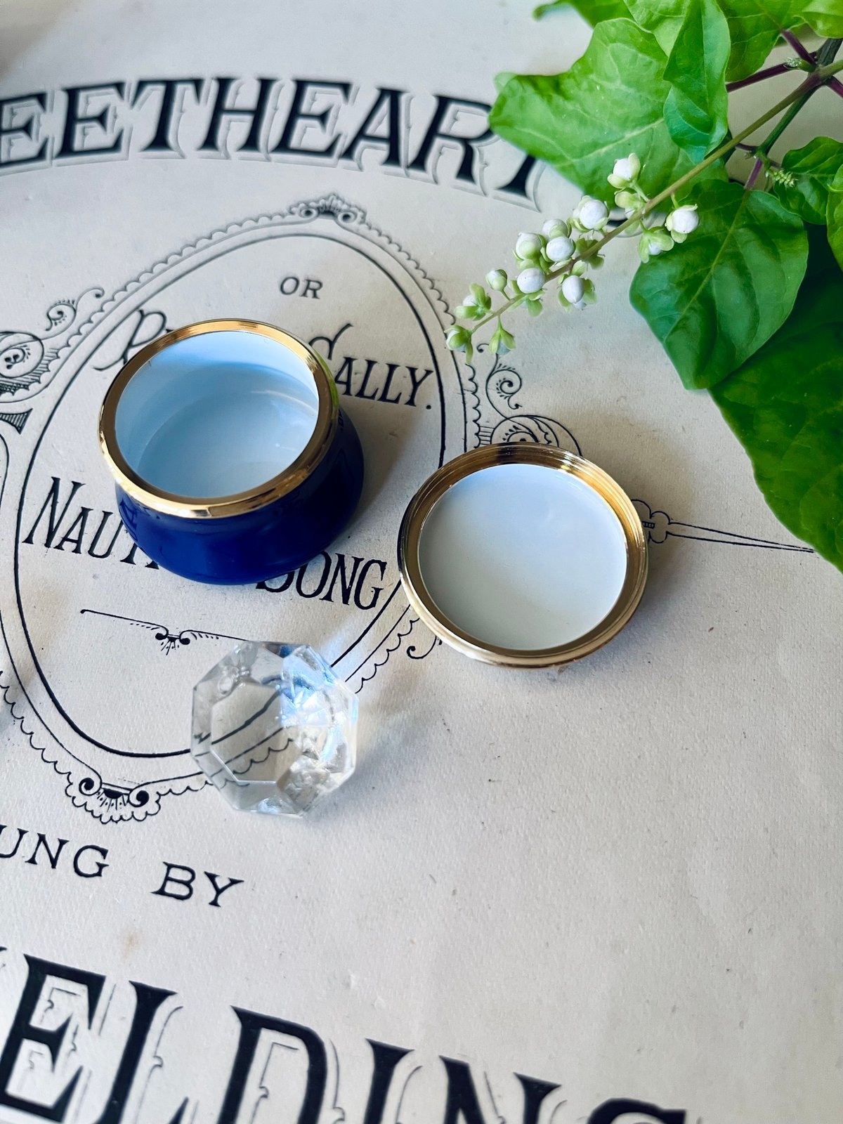 ○o-138/ハンドペイント 「zodiac」占星術のエナメルボックス | PISKEY