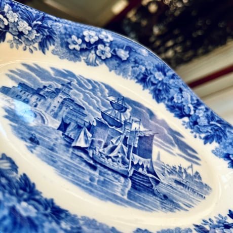 ●po-136/1920年代製 Wedgwood「Ferrara フェラーラ」プレート