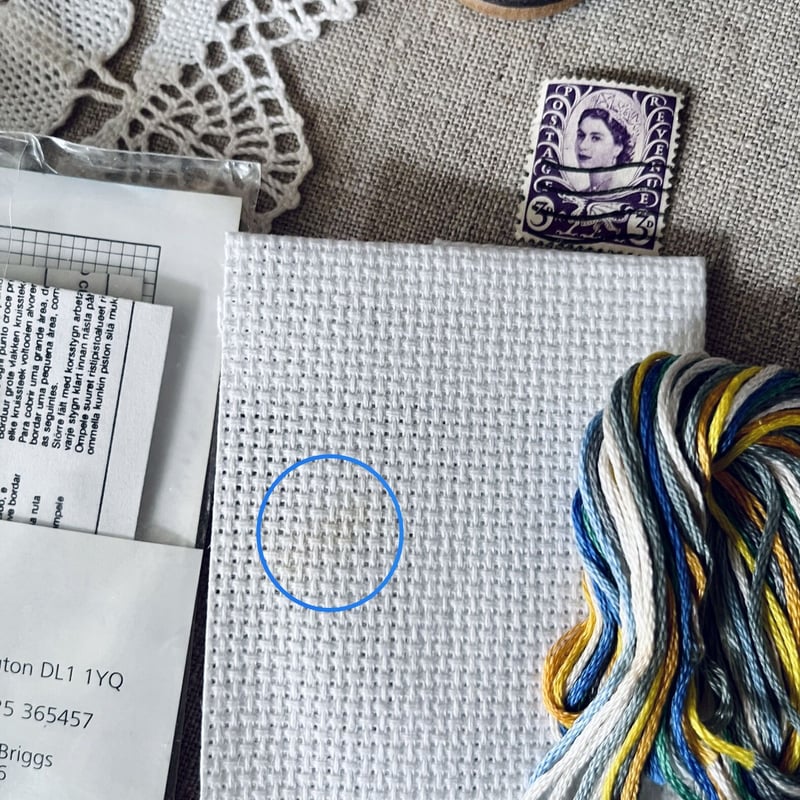 ○o-101/クロスステッチ刺繍キット「カップ&ソーサー ○o-101/クロスステッチ刺繍キット「カップ&ソーサー