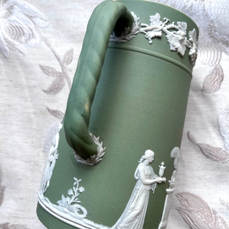 ○po-94/ウェッジウッド ジャスパーウェアのジャグ | PISKEY -イギリス