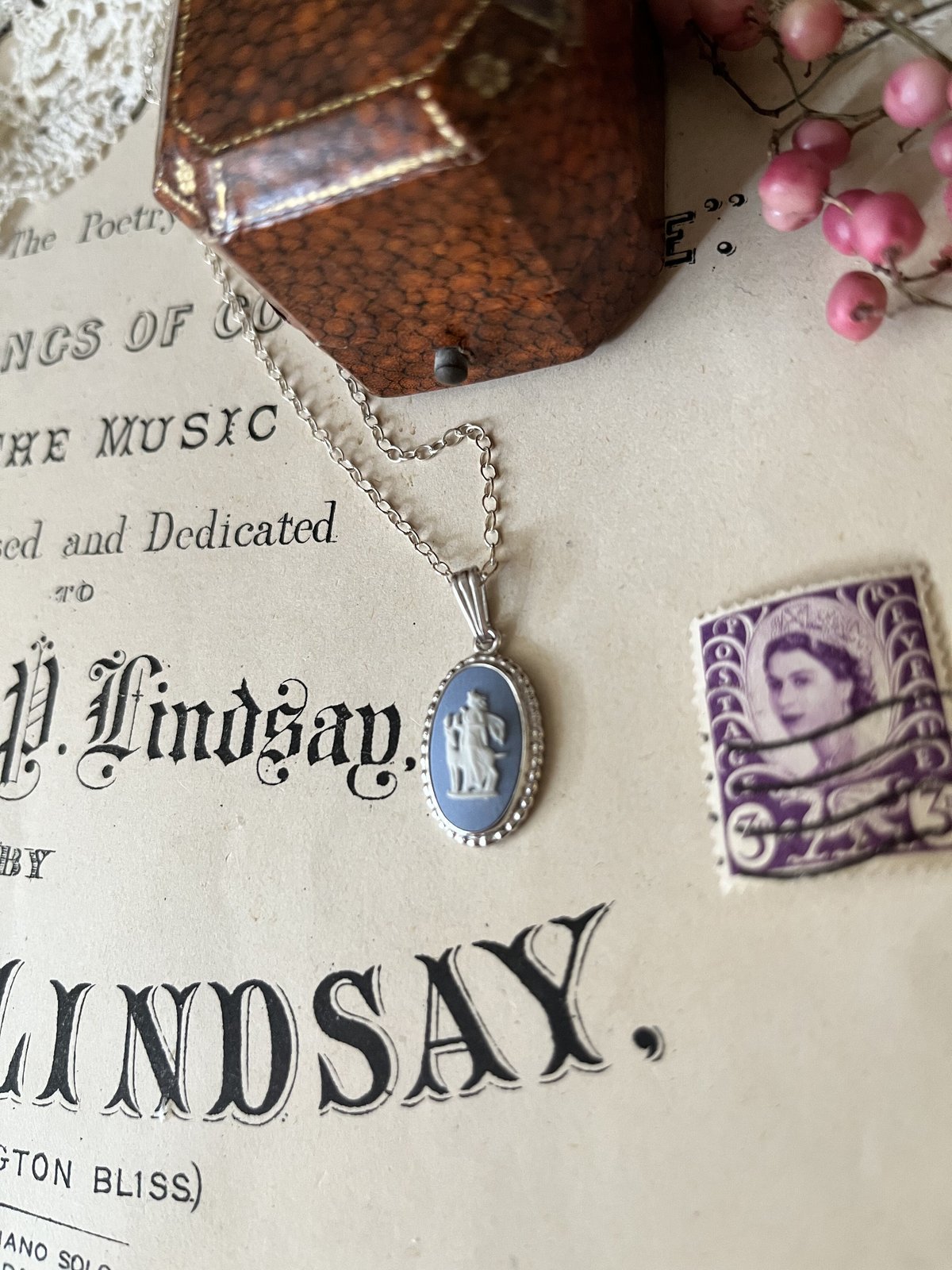 ○ab-219/ウェッジウッド ジャスパーのペンダント | PISKEY -イギリス