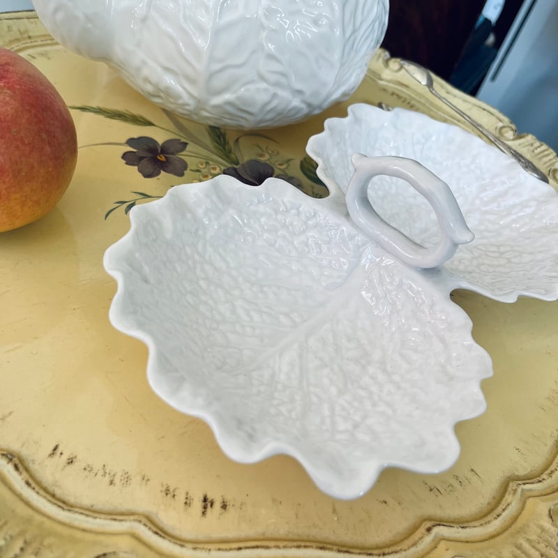 ○po-115/ Spode ハンドル付きダブルディッシュ | PISKEY