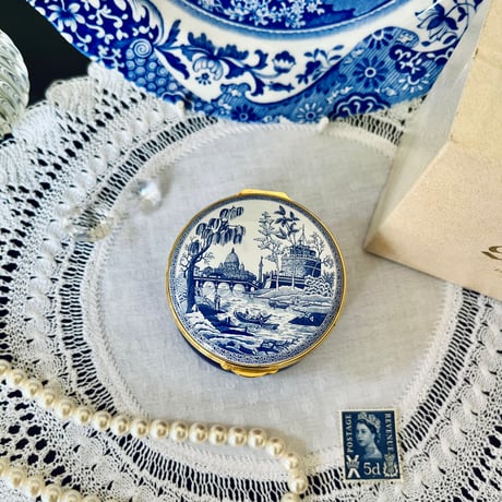●po-143/Spode ケース付き「Rome」エナメルボックス