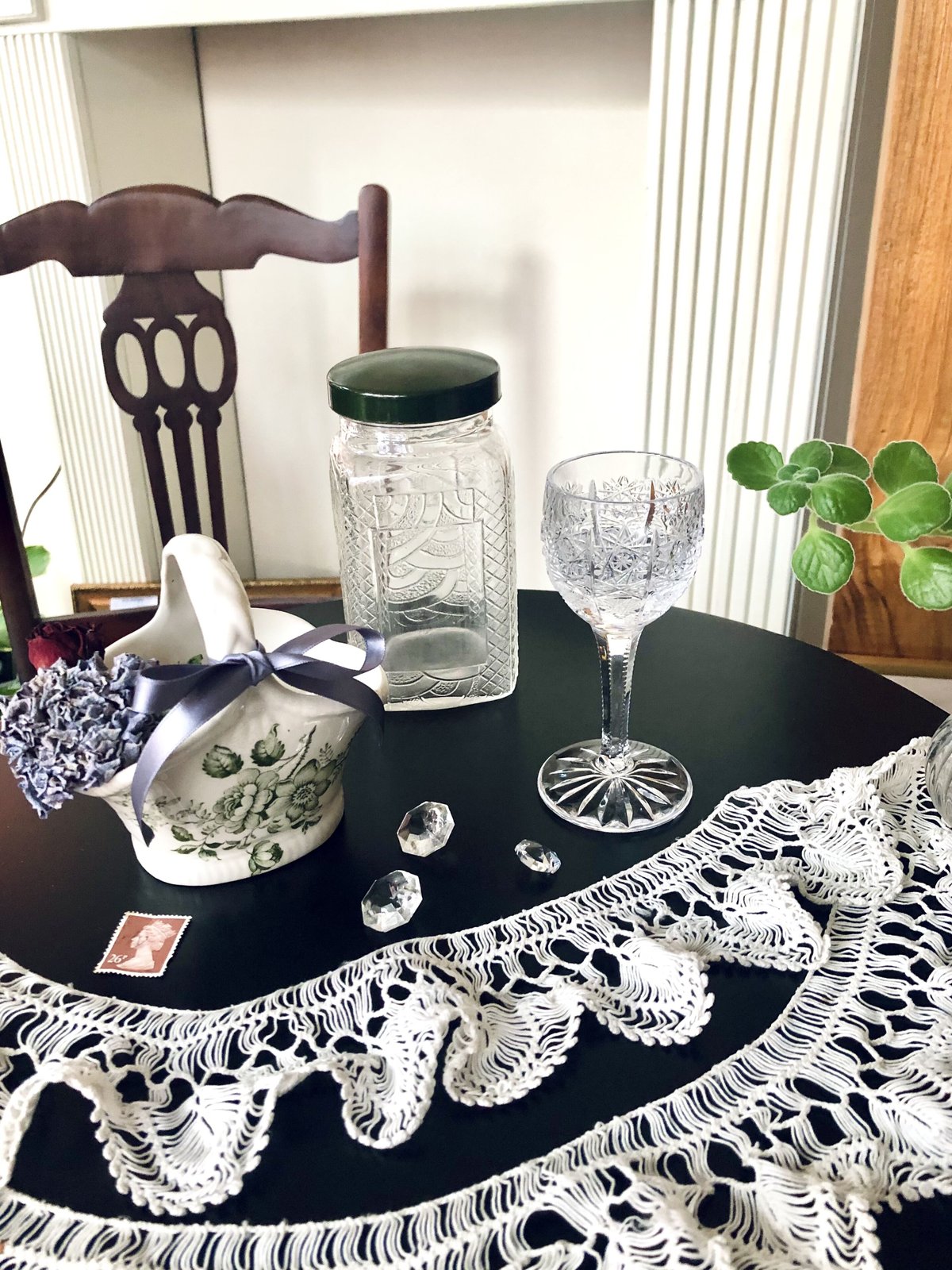 レース編み ４枚　アンティーク　ロンドン　蚤の市　ボートフェロー　ハンドメイド ○ⅼ－49/手編みのラウンド型ヘアピンレース | PISKEY -イギリス