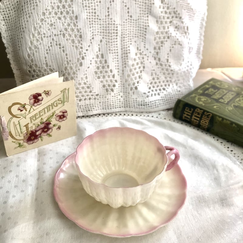 Belleek ベリーク カップ＆ソーサー リンペットパターン Belleek ベリーク カップ＆ソーサー リンペットパターン
