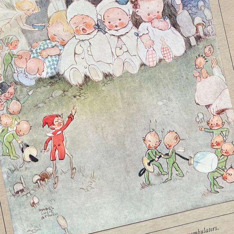 ○s-63/Mabel Lucie Attwell 1920年代「PETER PAN」の挿絵