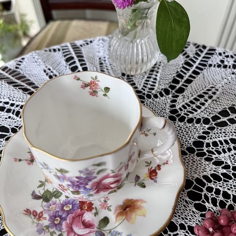 ●po-61/Royal  Crown Derby 「ダービーポージーズ」カップ＆ソーサー