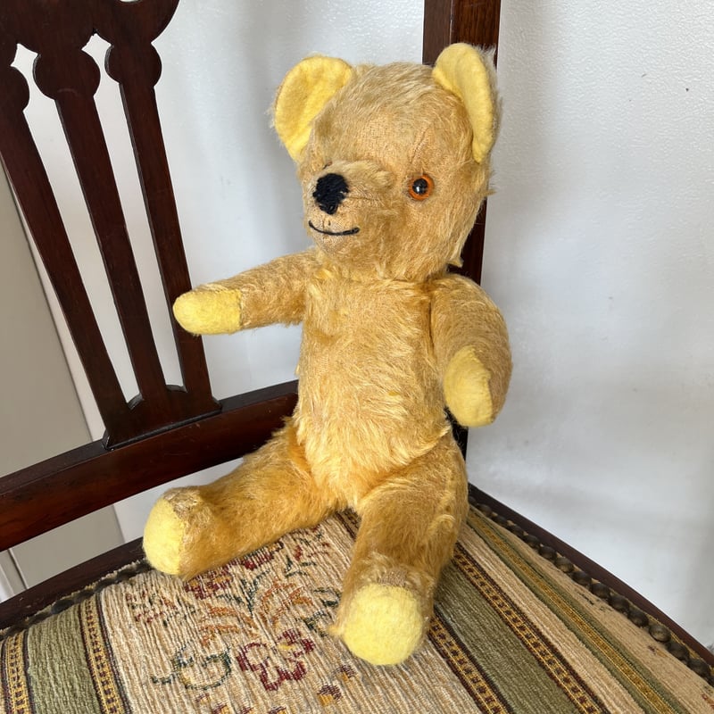 海外作家　テディベア　希少　ヴィンテージ　アメリカ　カントリー　蜂 テディベア フォーゲットミーノット メアリーさん 海外作家