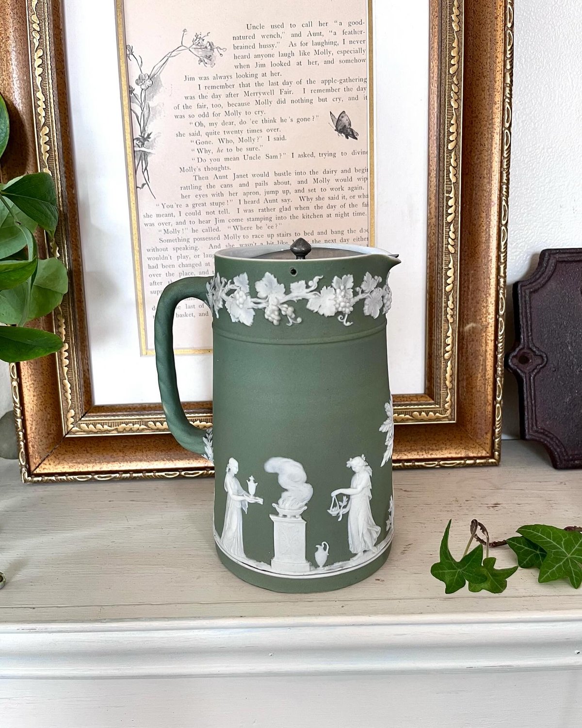 ○po-94/ウェッジウッド ジャスパーウェアのジャグ | PISKEY -イギリス