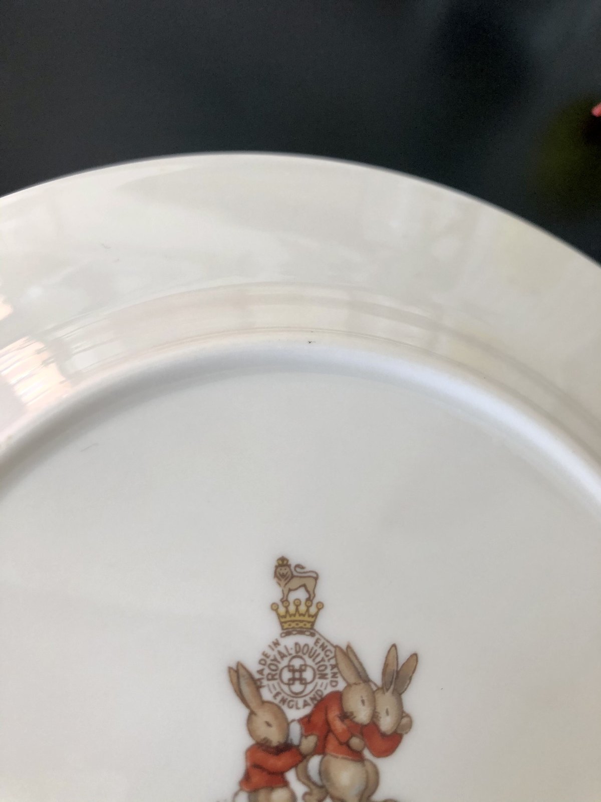 ○s-58/ロイヤルドルトン バニキンズのプレート | PISKEY -イギリスの