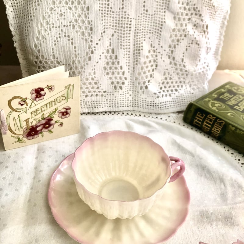 eri　belleek　ベリーク　リンペット　カップ＆ソーサー　一客 eri様専用 belleek ベリーク リンペット カップ＆ソーサー 一客