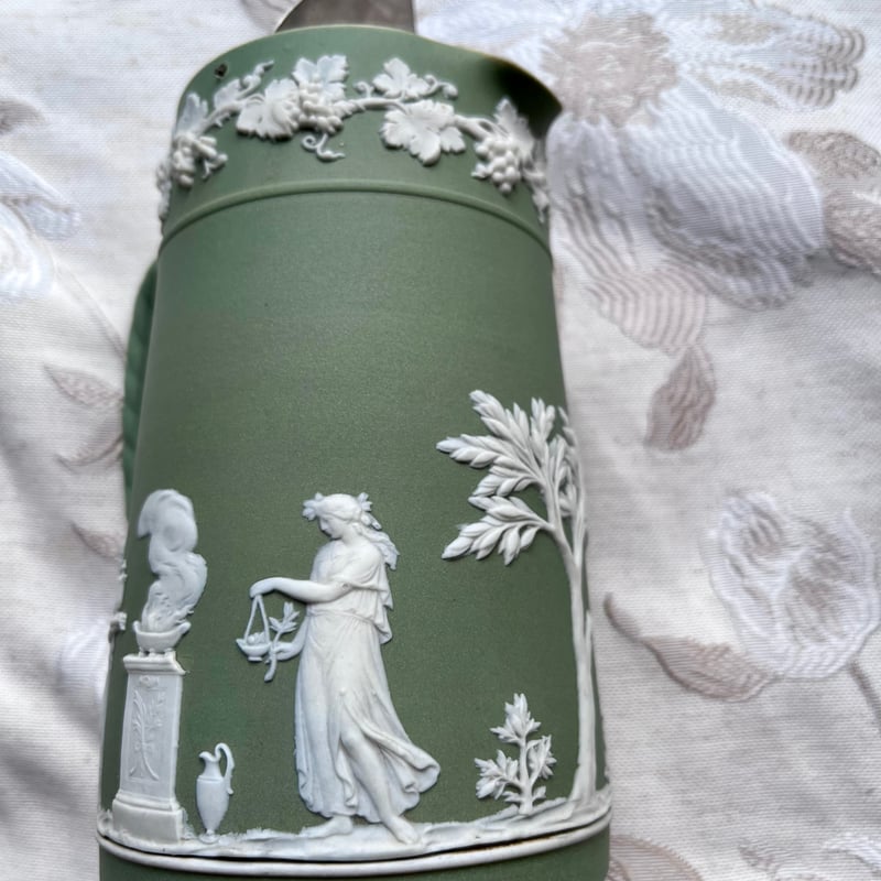 ○po-94/ウェッジウッド ジャスパーウェアのジャグ | PISKEY -イギリス