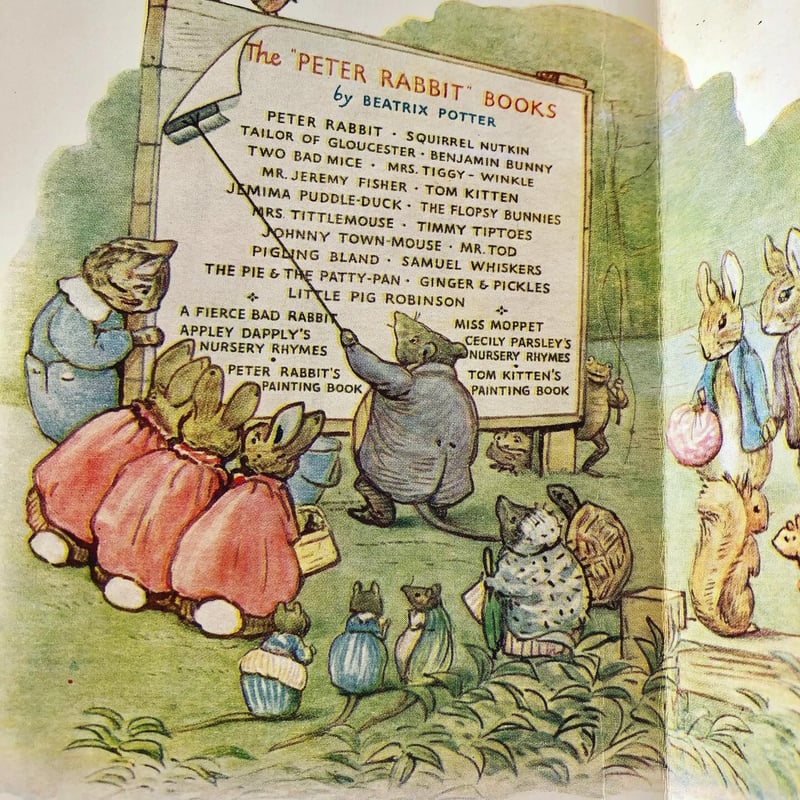 1898- ビアトリクス・ポター 洋書 画集  ビンテージ 1898- ビアトリクス・ポター 洋書 画集 ビンテージ 1898
