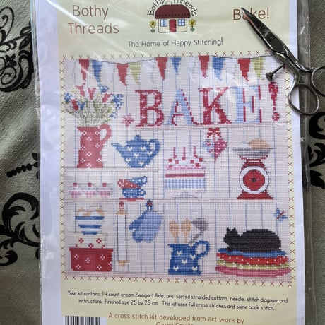 ●o-93/クロスステッチ刺繍キット「BAKE！」
