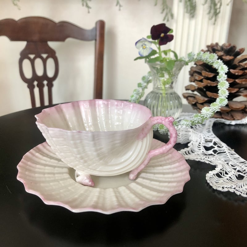 belleek　ベリーク　ネプチューン　ヴィンテージ　カップ＆ソーサー