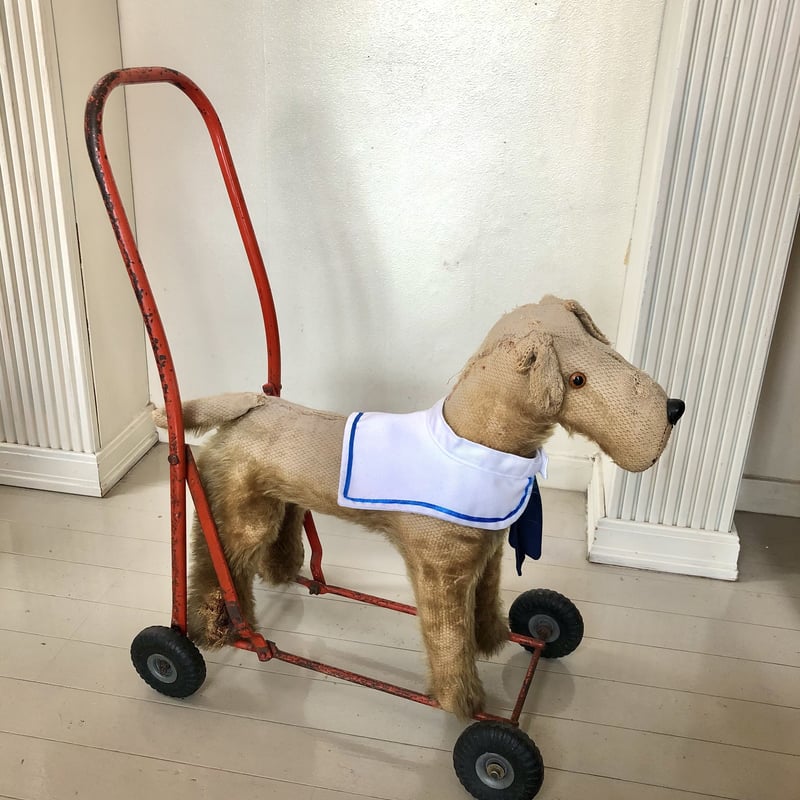 手押し車 木製 ロンドンバス ※ラスト1個 とりあい