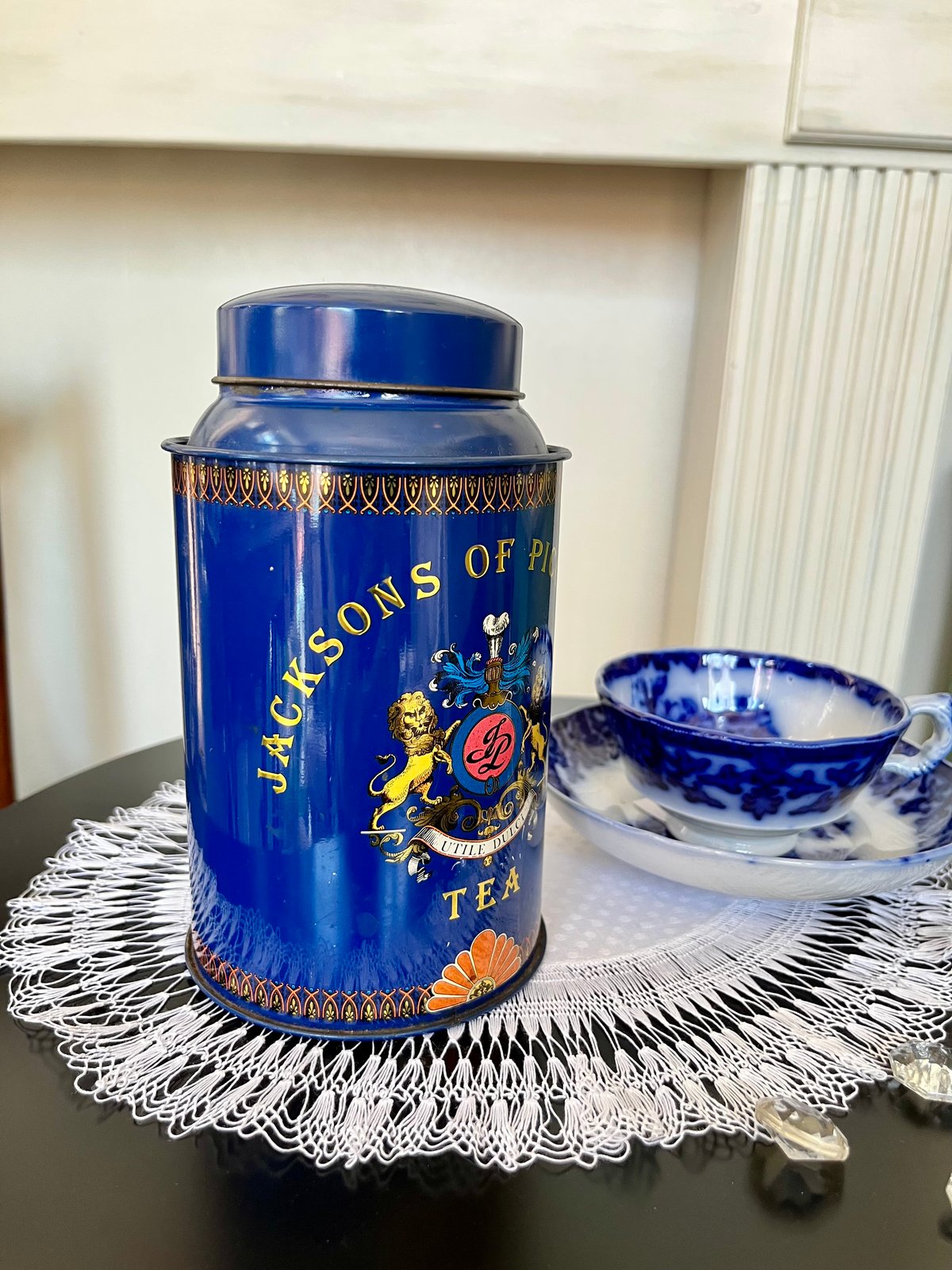○o-158/Jacksons of Piccadilly 獅子の紋章の紅茶缶 | PISKE