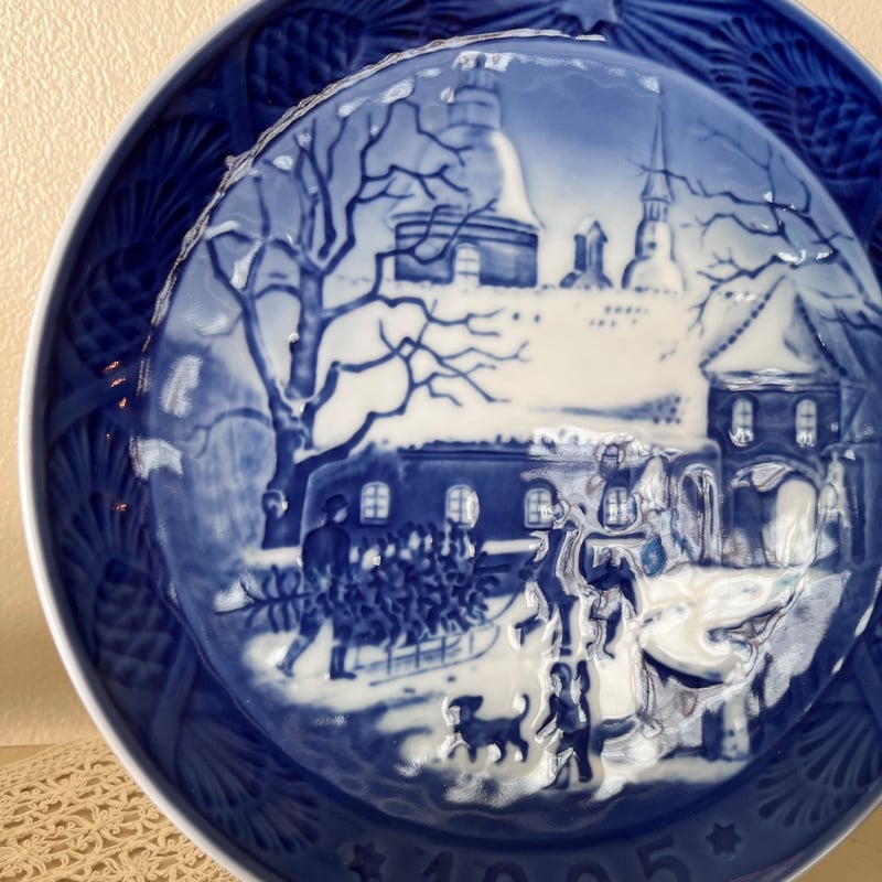 ○po-66/1995年 ロイヤルコペンハーゲン イヤープレート「CHRISTMAS AT