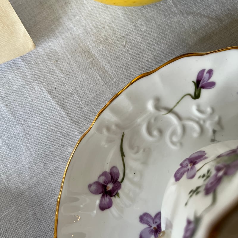 ○po-112/Hammersley ハマースレイ すみれのカップ＆ソーサー | PISKEY